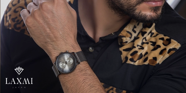 ساعت بند حصیری مردانه شیک