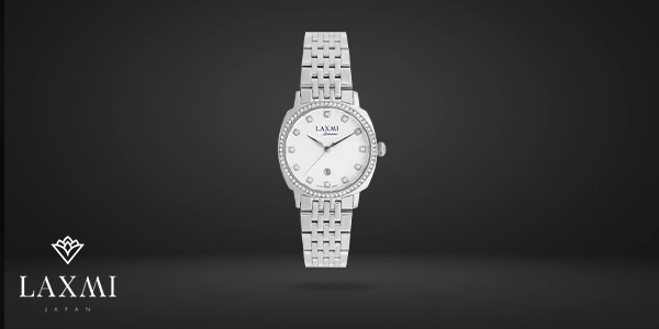 ساعت بند سفید زنانه و دخترانه شیک